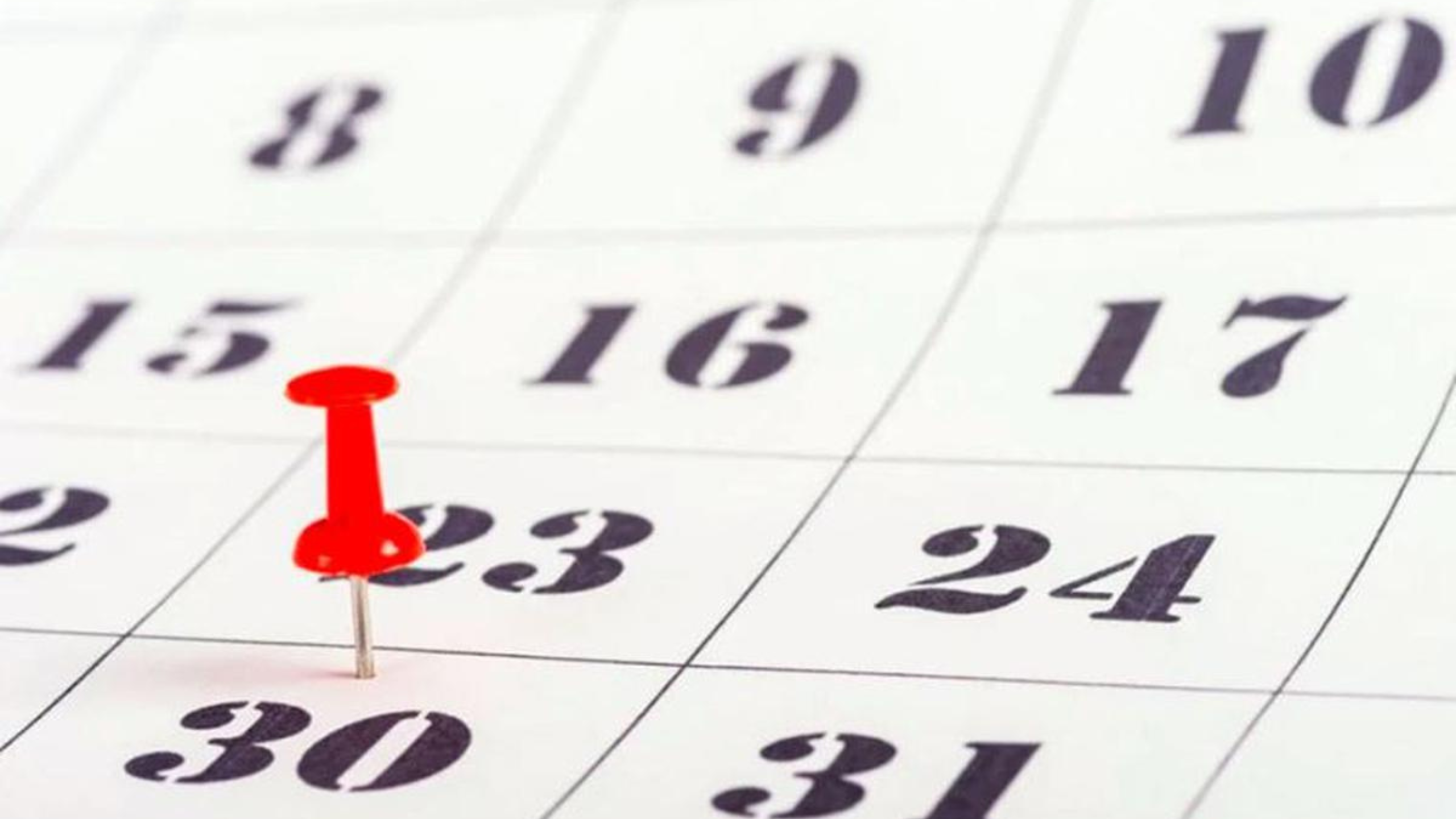 Conoce los días declarados no laborables para el año 2024
