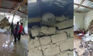 Lluvias en Piura: colapso de aulas en colegio de Huancabamba