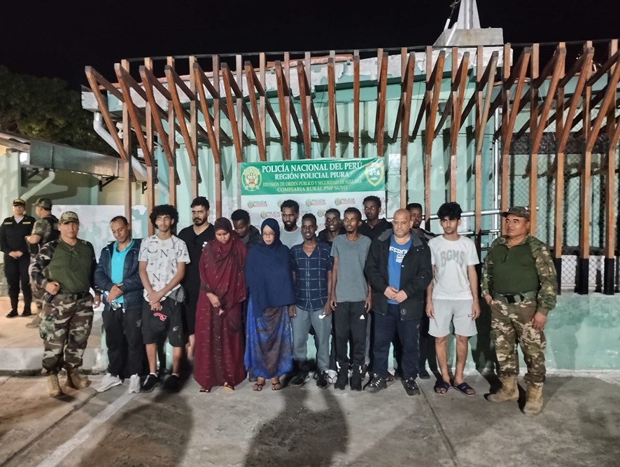 Piura: 14 extranjeros son intervenidos por ingresar ilegalmente al país