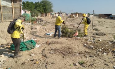 Piura: recogen 15 toneladas de desechos en zona del A.H Mónica Zapata