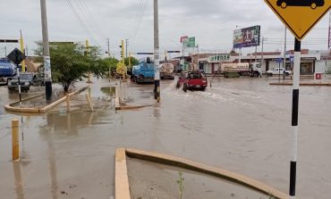 Piura: Sector conocido como Dos Grifos volvió a llenarse de agua por lluvia