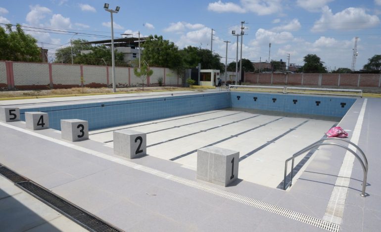 Piura: En 40 días iniciarían trabajos para recuperar piscina semiolímpica de La Videnita