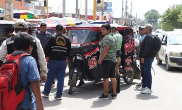 Municipalidad Provincial de Piura multa y retiene nueve mototaxis por falta de documentación