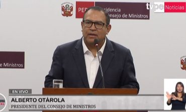 Otárola presenta su renuncia al cargo como primer ministro