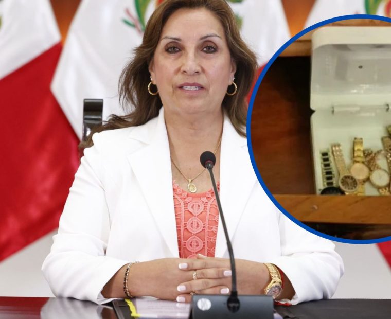 Dina Boluarte guardaba ocho relojes en el baño de su dormitorio en Palacio de Gobierno