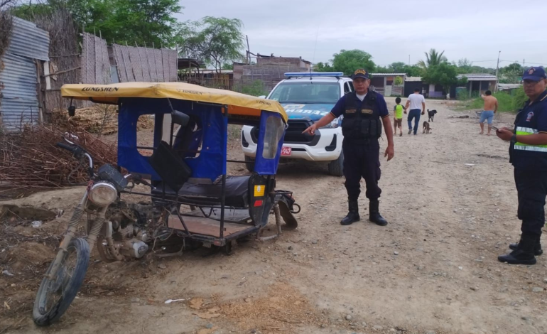 Serenazgo de Piura recupera mototaxi robada