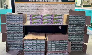Sullana: Incautan más de seis mil cajas de cigarrillos de contrabando