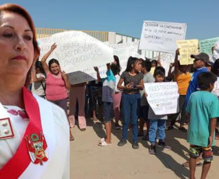 Reclaman a Dina Boluarte por obras paralizadas en Piura: "No queremos más mentiras"