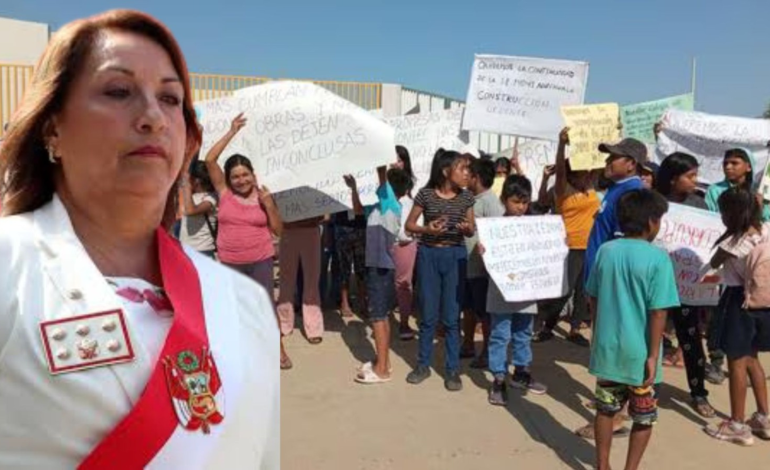 Reclaman a Dina Boluarte por obras paralizadas en Piura: «No queremos más mentiras»