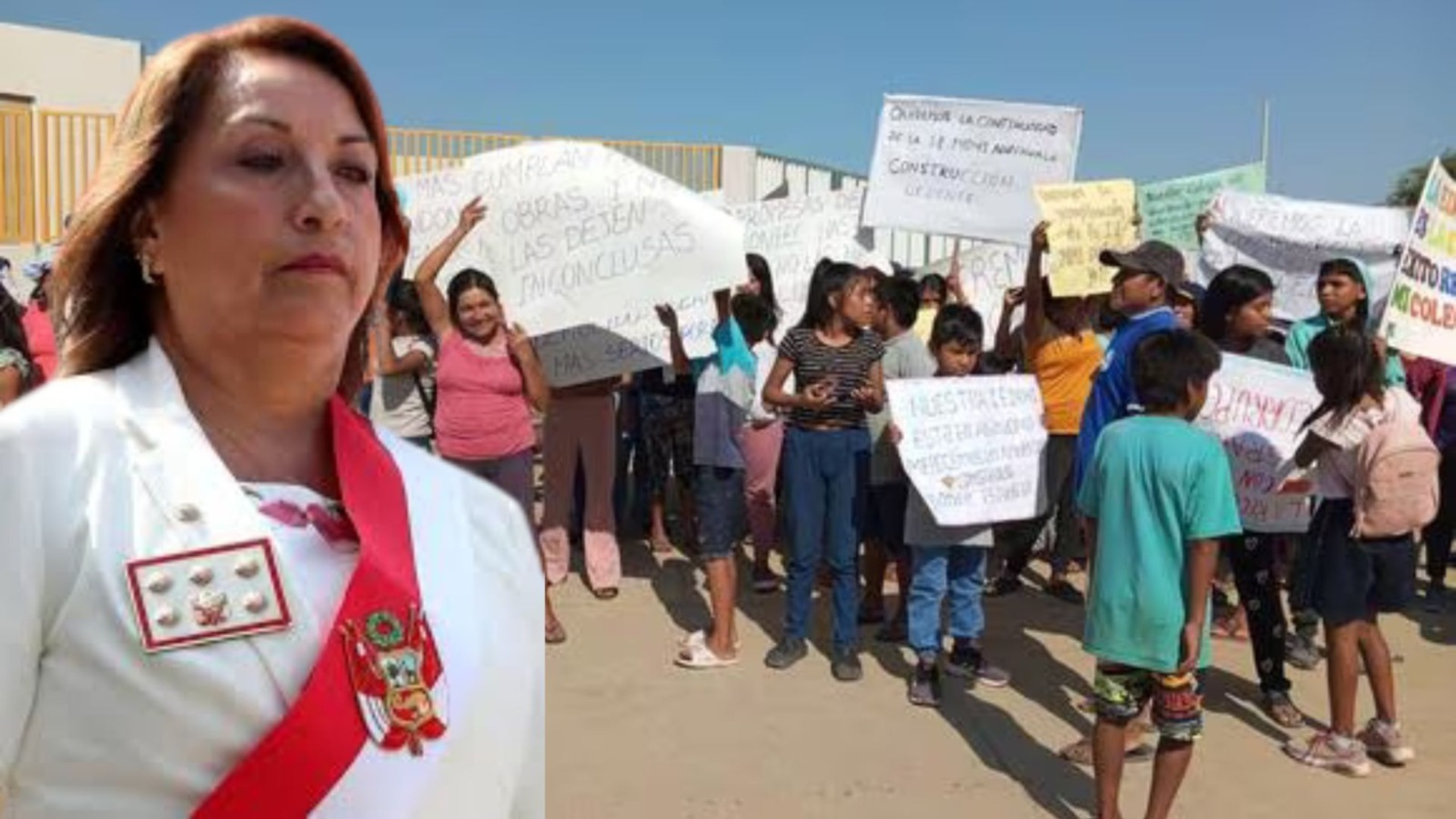 Reclaman a Dina Boluarte por obras paralizadas en Piura: “No queremos más mentiras”