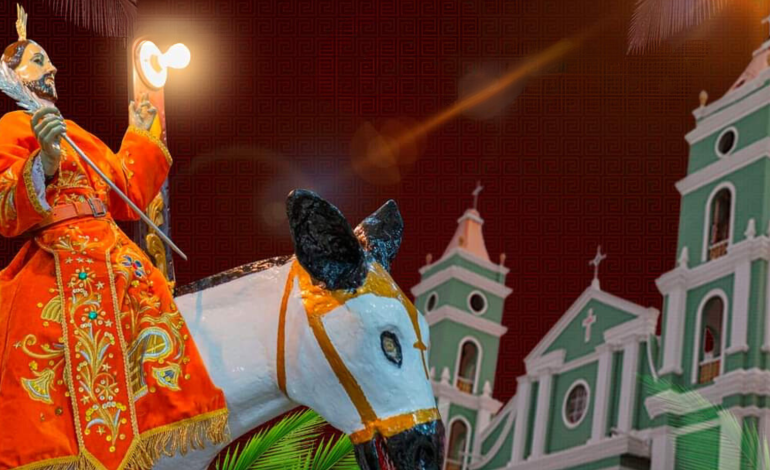 Catacaos da inicio a la Semana Santa con la celebración del Domingo de Ramos
