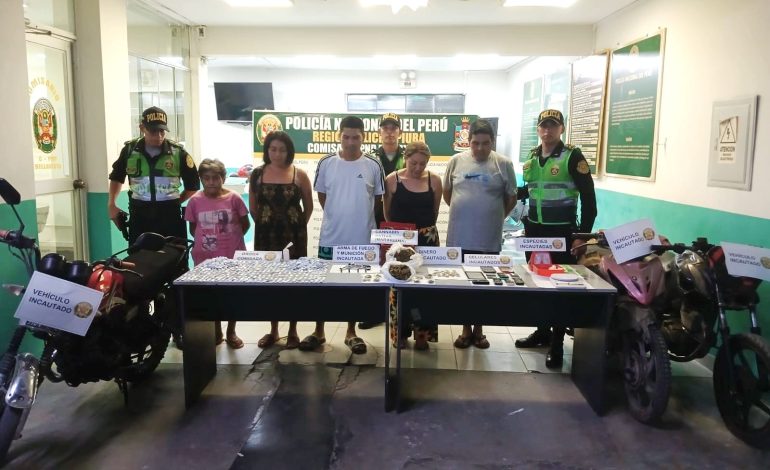 Sullana: desarticulan presunta banda «La Magia Norteña» dedicada a la microcomercialización de drogas
