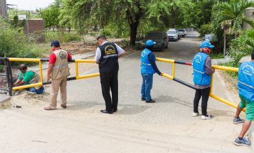 Piura: retiran tranquera ilegal en urbanización Santa María del Pinar