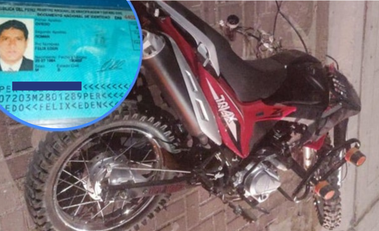 Piura: estrella su motocicleta contra poste de luz y pierde la vida