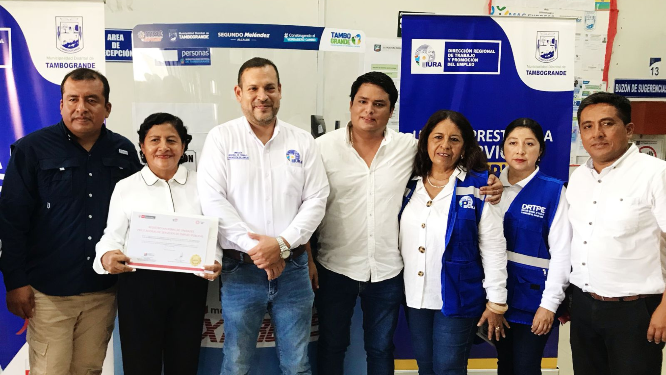 Exitosa feria del empleo en Tambogrande