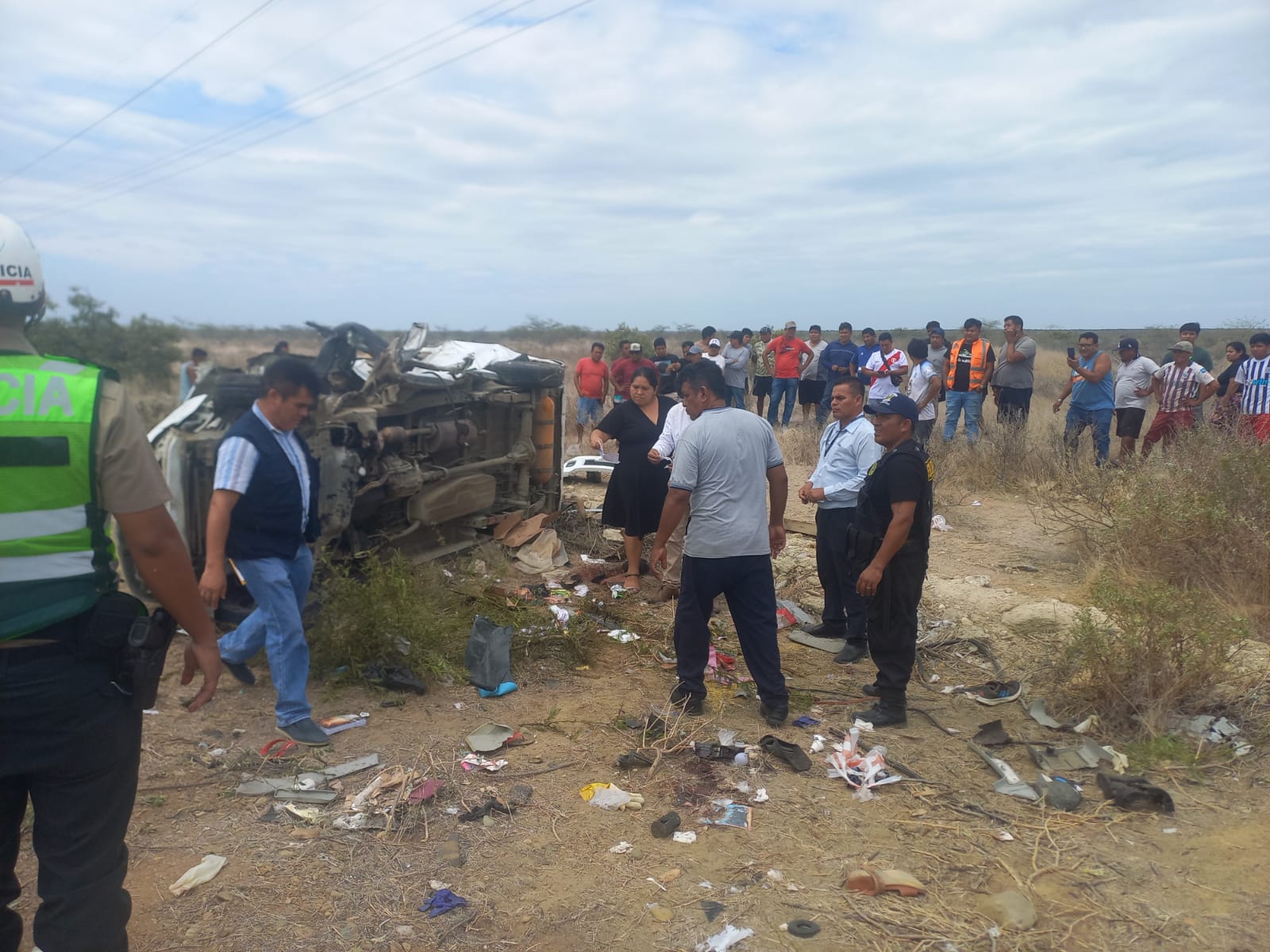Piura: Pueblo Nuevo de Colán de luto por la muerte de ocho vecinos en accidente