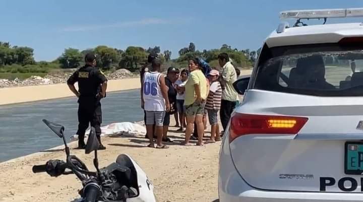 Piura: encuentran el cuerpo de una mujer en el canal Biaggo Arbulú en Castilla