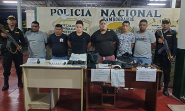 Piura: Con granada y armas capturan a integrantes de banda criminal en Tambogrande