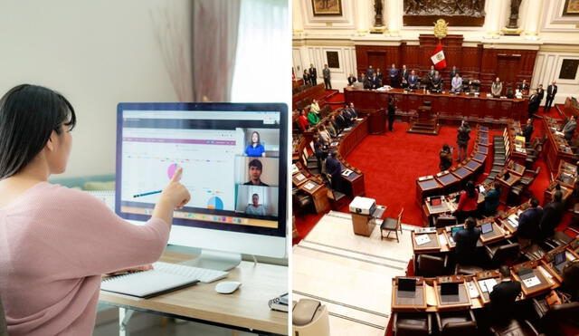 Congreso aprueba ley que prohíbe realizar actividades particulares durante el teletrabajo