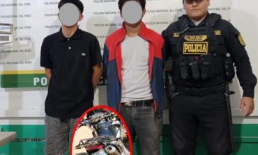 Piura: Dos menores intervenidos por participar en robo de motocicleta en AH La Primavera