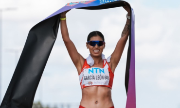 Peruana Kimberly García ganó los 20 kilómetros de marcha del Gran Premio de Rio Maior