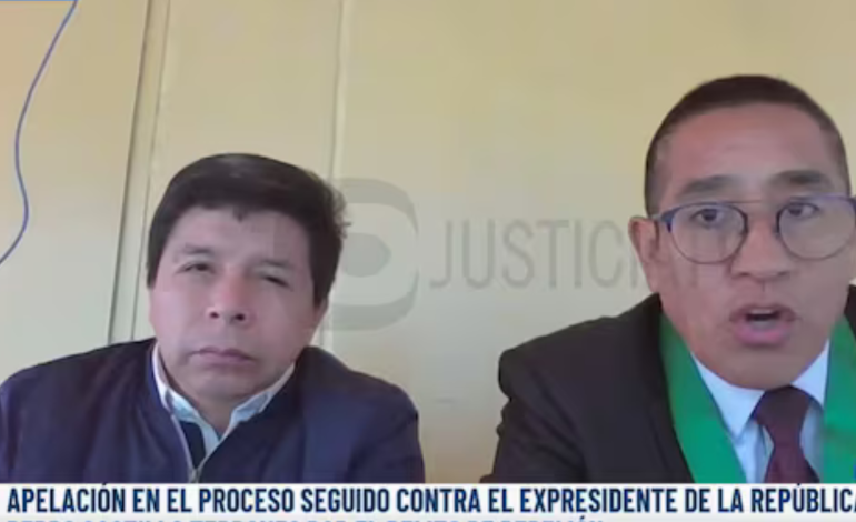 Defensa de Pedro Castillo desiste de apelación contra tutela de derechos