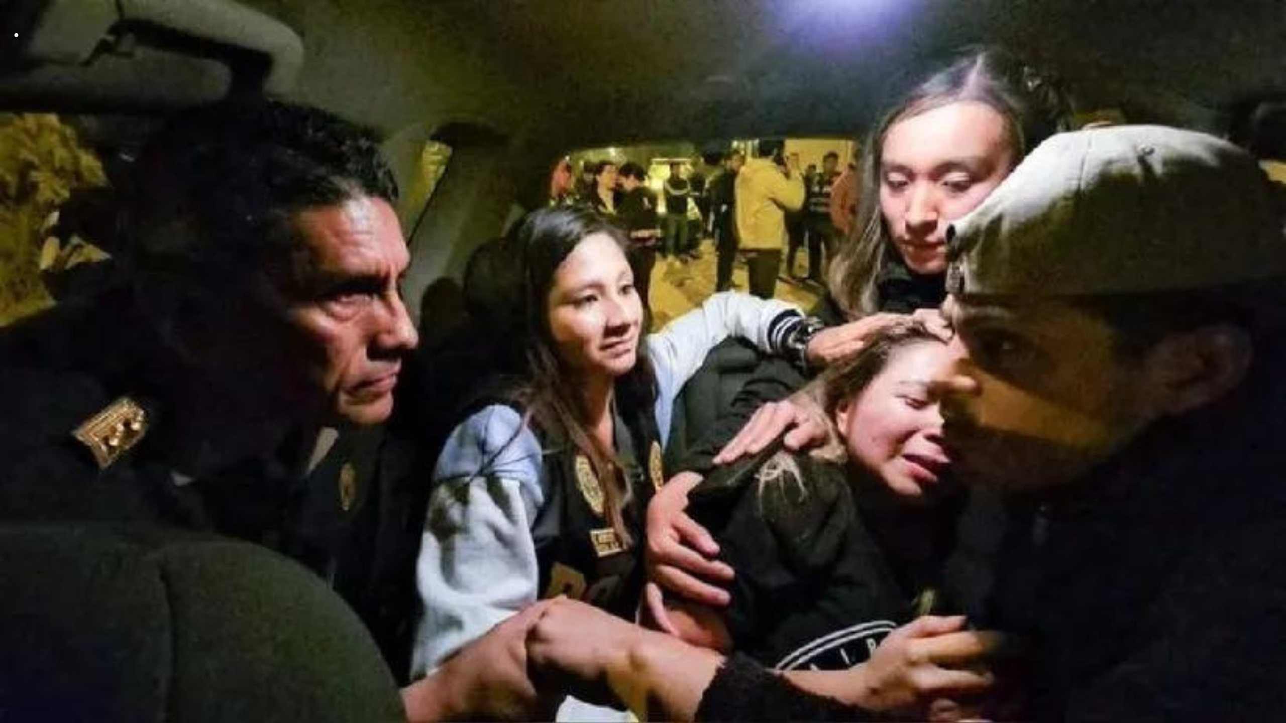 Jackeline Salazar tras ser rescatada: “Gracias a la Policía, a mi familia y a los que estuvieron pendientes de todo”
