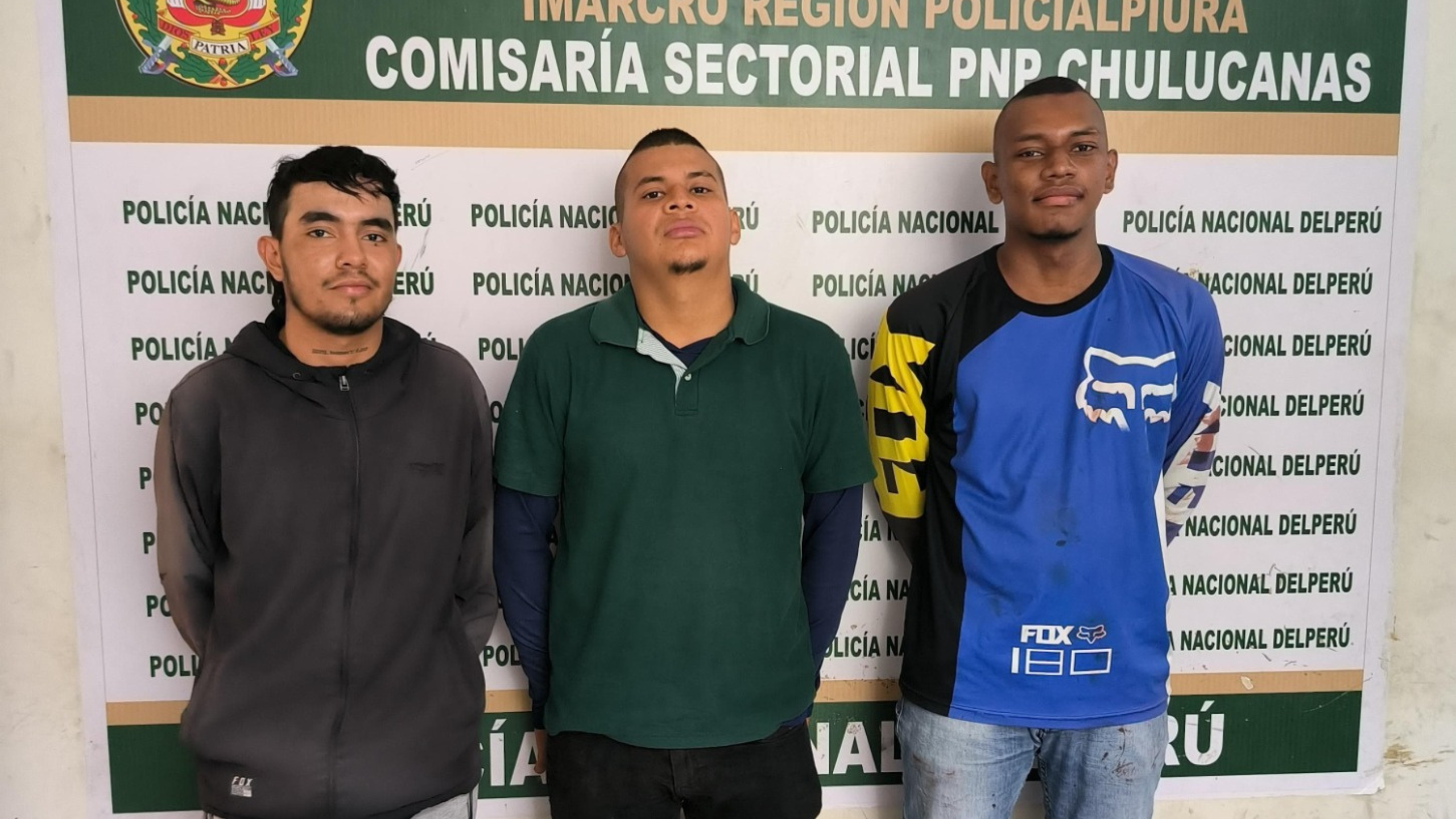 Piura: tres extranjeros son detenidos acusados de pertenecer a una banda delictiva
