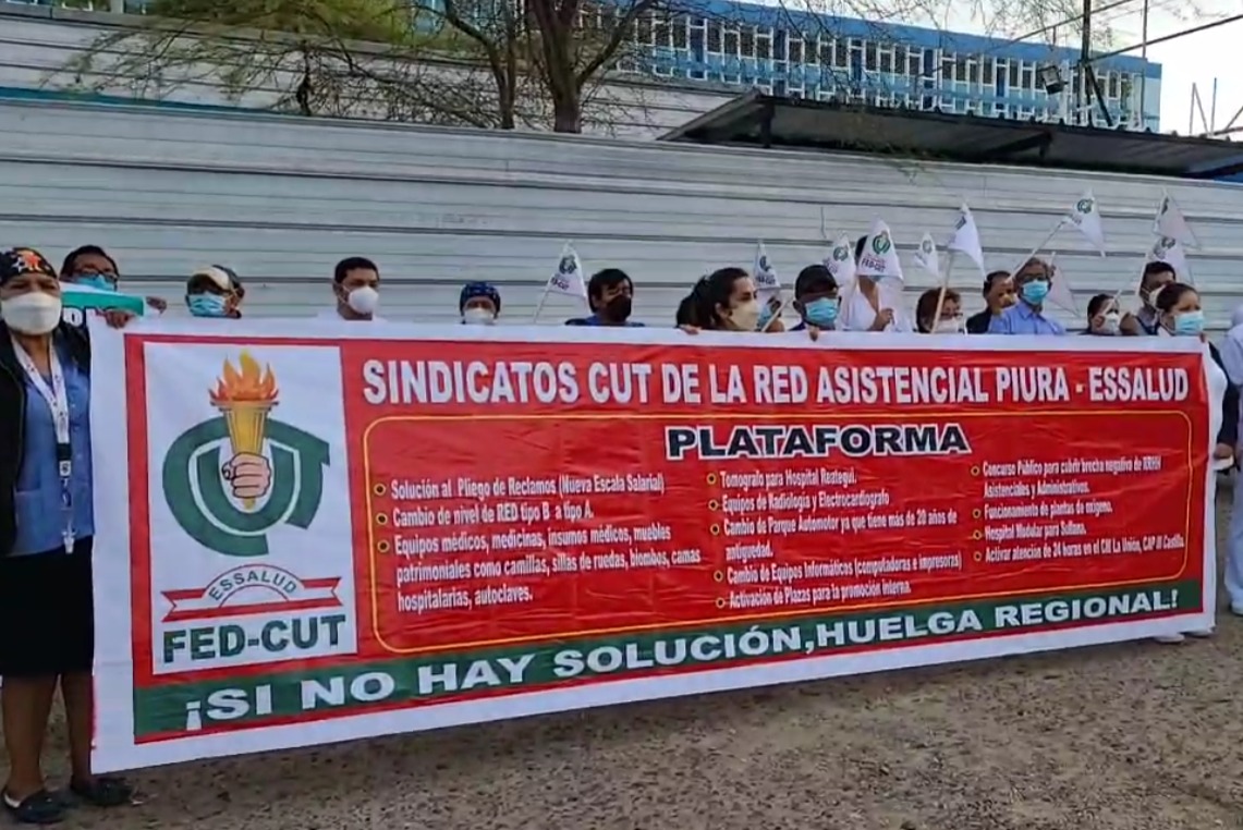 Piura: Inicio de la huelga indefinida de EsSalud deja sin atención a más de 8 mil asegurados