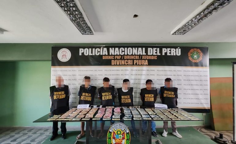 Piura: intervienen a seis sujetos acusados de hurtar más de 8 mil soles