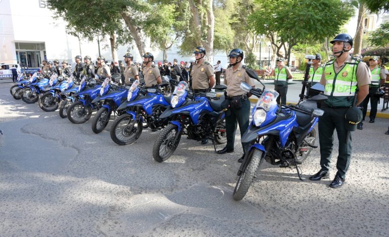 Piura: Con dotación de 20 motocicletas a la PNP se espera contar con red integral
