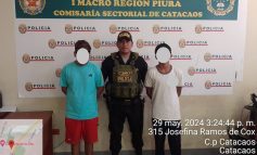 Piura: Policía retiene a menores que portaban arma de fuego dentro de colegio en Catacaos