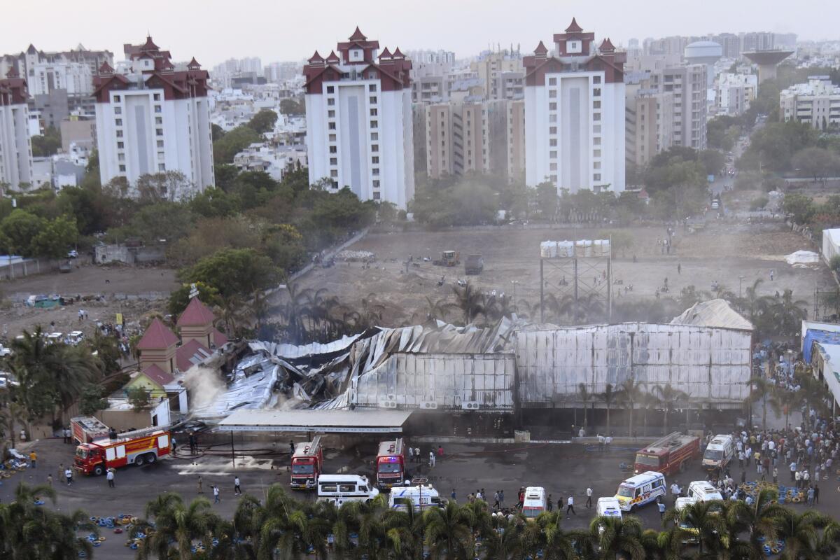 Tragedia en India: al menos 20 muertos, la mayoría niños, por incendio en parque de diversiones