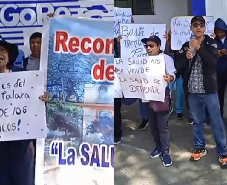 Talara: trabajadores protestan por reubicación de centro de salud