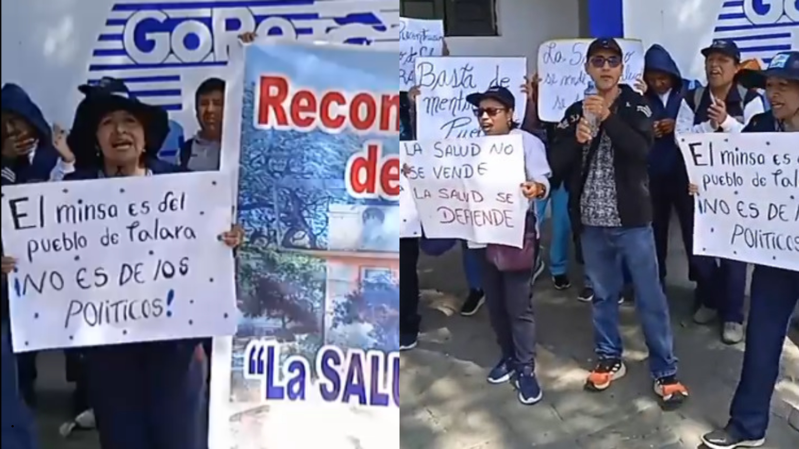 Talara: trabajadores protestan por reubicación de centro de salud