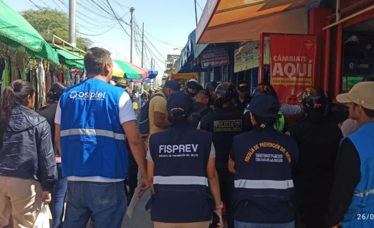 Operativo en Piura: detienen a cinco vendedores y decomisan más de mil chips