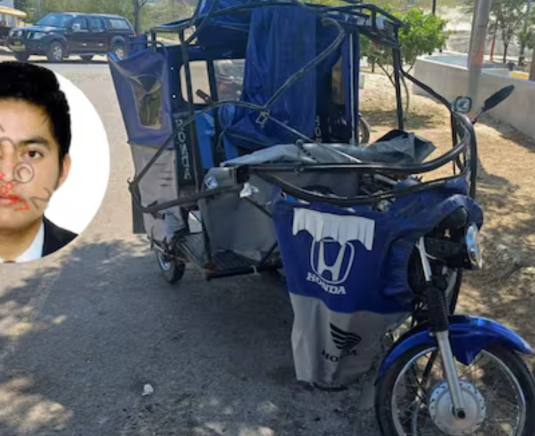 Trágico accidente en Piura: joven mototaxista pierde la vida y deja cuatro heridos