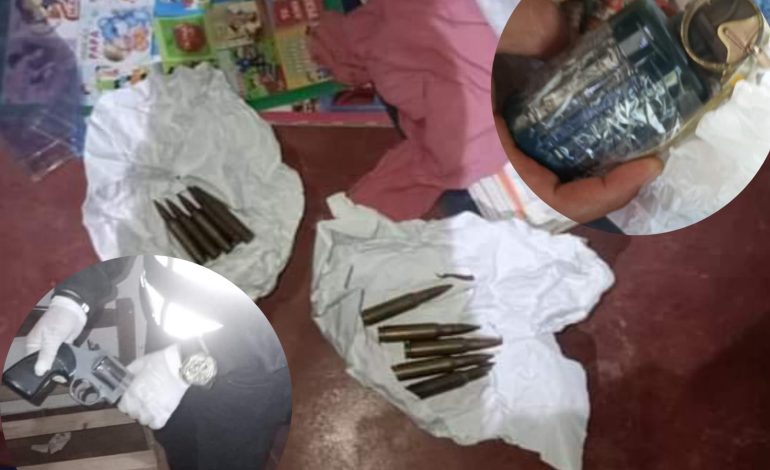 Piura: Policía y Fiscalía intervienen casas en Suyo e incautan granada, armas y dinamita