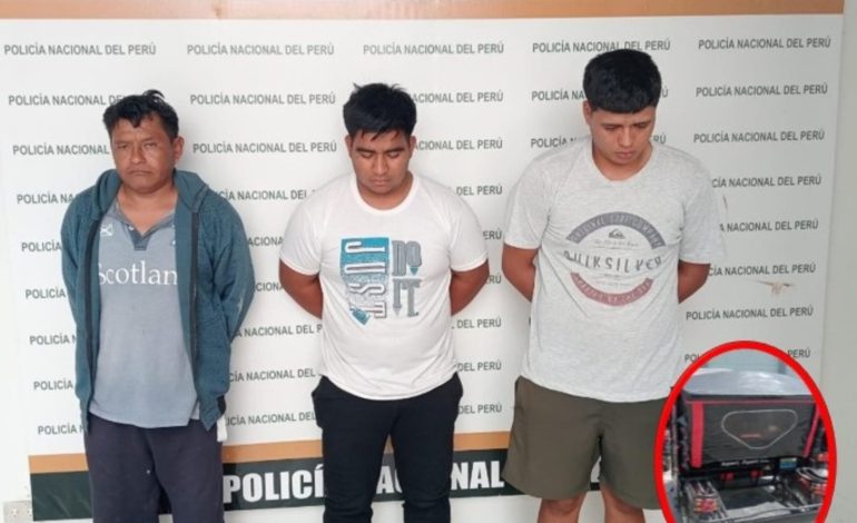 Piura: Integrantes de la banda criminal «Los buitres del río Chiquito» fueron detenidos en Chulucanas