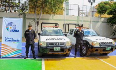 Gobernador de Piura entrega camionetas reparadas para fortalecer la seguridad ciudadana