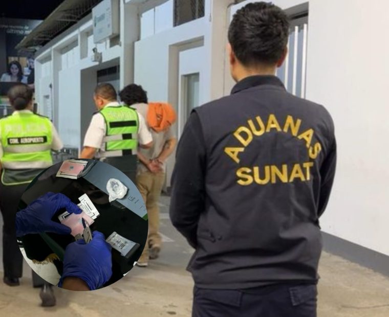 Piura: Detienen en aeropuerto a pasajero intentando transportar droga
