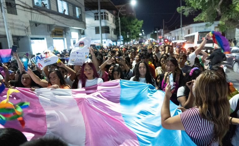 Marcha del orgullo en Piura exige políticas de igualdad para personas LGBTI