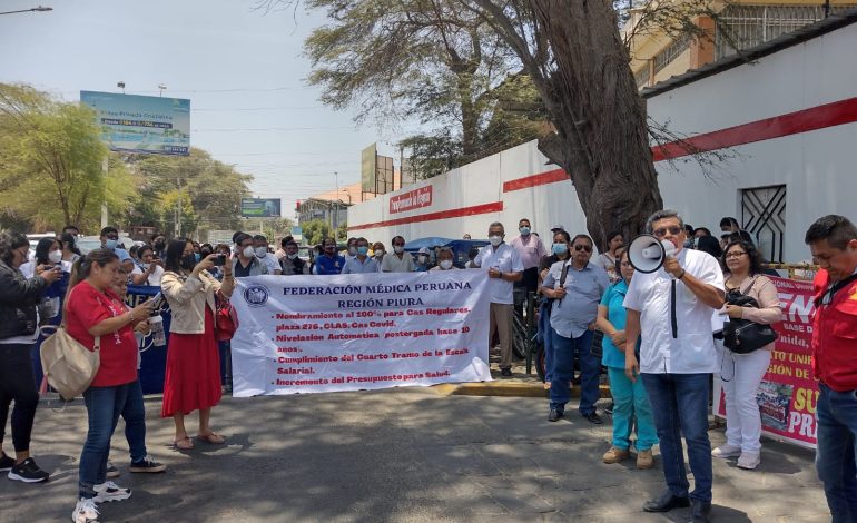 Piura: Más de mil médicos en la región acatarán paro de 48 horas la próxima semana