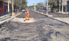 Castilla: culminan los trabajos de reparación de un tramo de la avenida Progreso