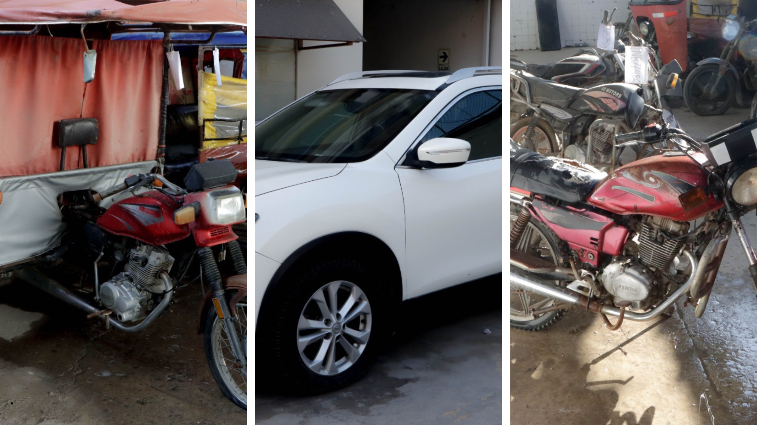 SAT Piura convoca a remate público 33 vehículos entre autos, motos y mototaxis