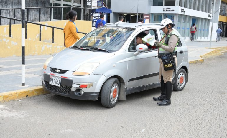 Piura: Multas que van desde los S/170 hasta los S/420 por no respetar zonas rígidas