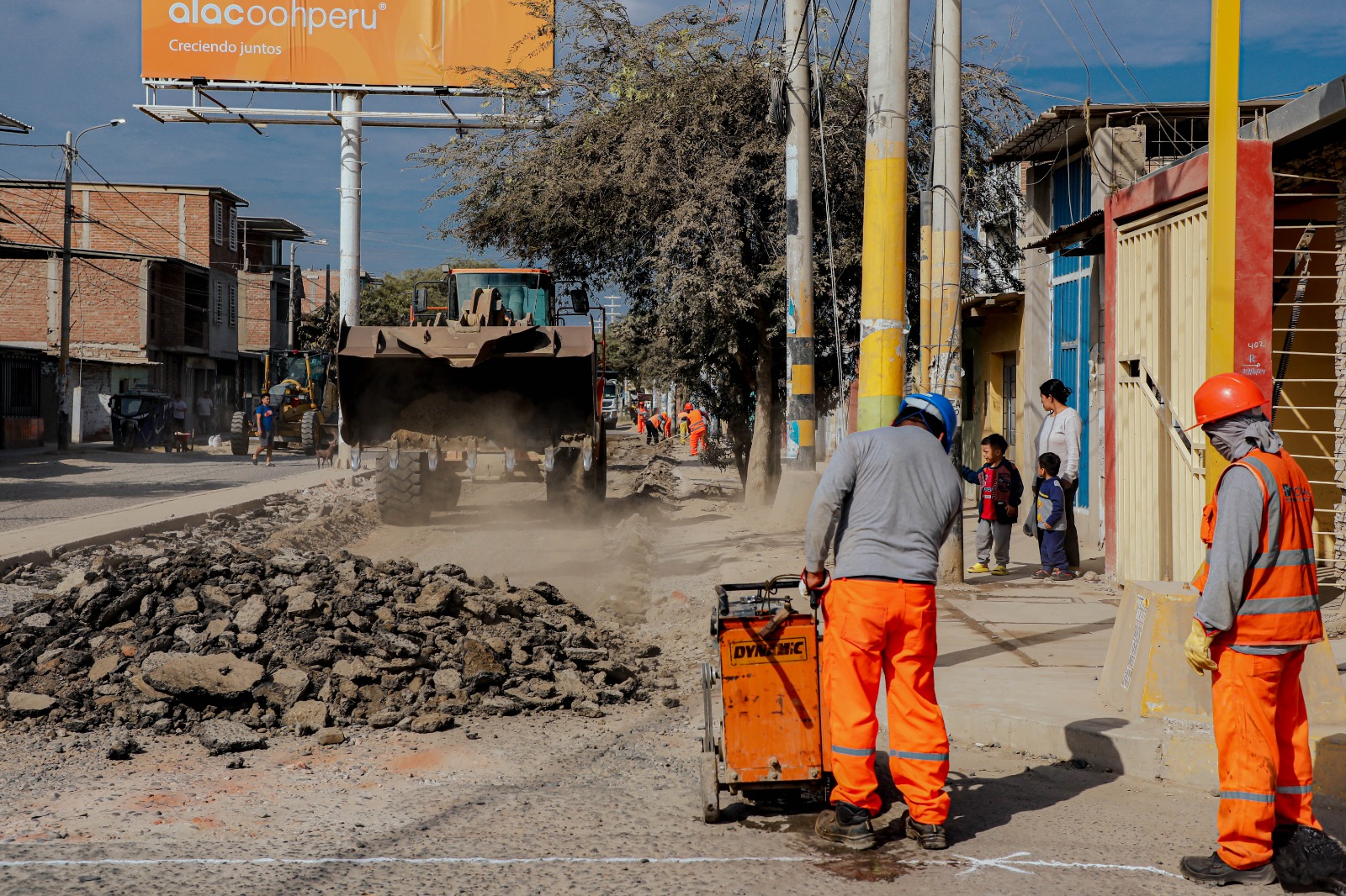 Piura: Inician trabajos de bacheo en tramo deteriorado de avenida Progreso