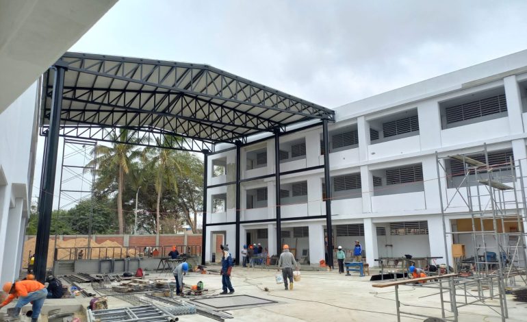 Piura: Colegio Selmira de Varona ya presenta un avance de obra de 30% físico