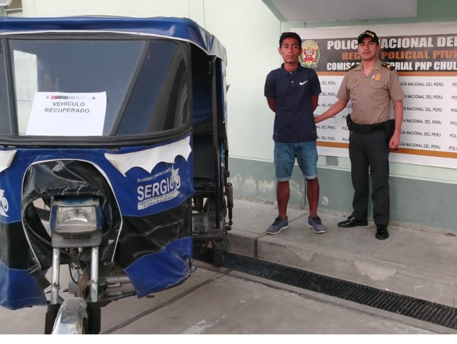Piura: Con ayuda de pobladores capturan a sujeto acusado de hurtar una mototaxi