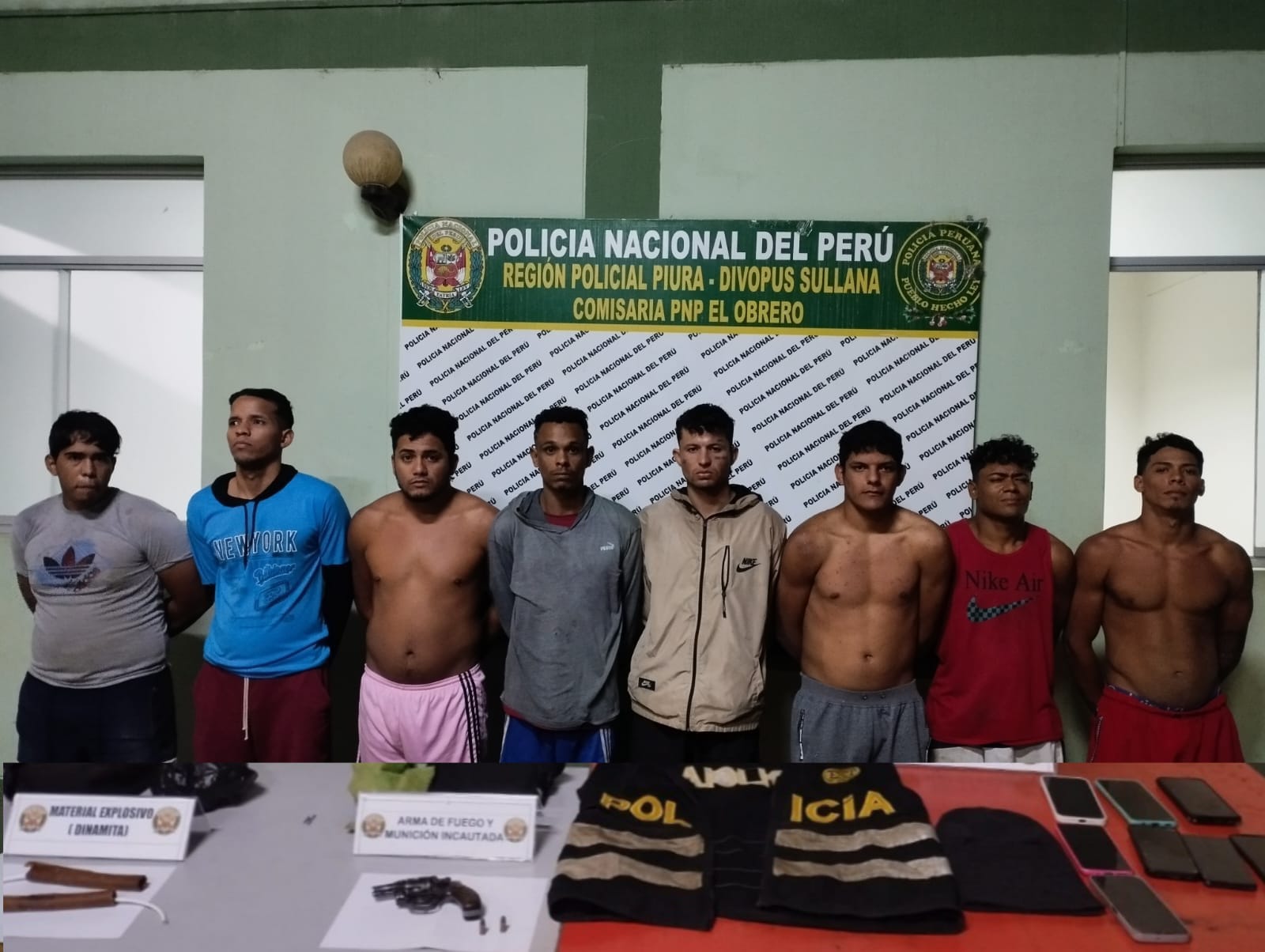 Piura: Intervienen a presuntos integrantes de la banda “Los chamos de Villa Paz” en Sullana